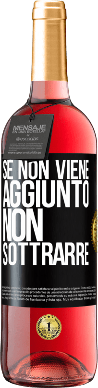 29,95 € | Vino rosato Edizione ROSÉ Se non viene aggiunto, non sottrarre Etichetta Nera. Etichetta personalizzabile Vino giovane Raccogliere 2024 Tempranillo