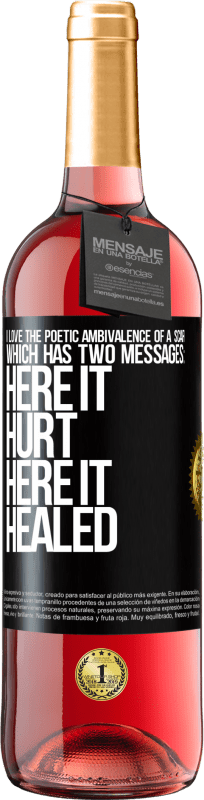 29,95 € Free Shipping | Rosé Wine ROSÉ Edition I love the poetic ambivalence of a scar, which has two messages: here it hurt, here it healed Black Label. Customizable label Young wine Harvest 2025 Tempranillo