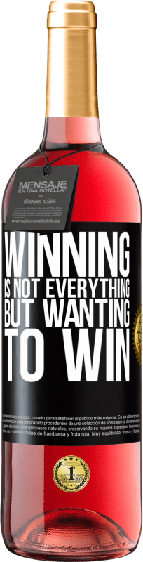 29,95 € | Rosé Wine ROSÉ Edition Winning is not everything, but wanting to win Black Label. Customizable label Young wine Harvest 2024 Tempranillo