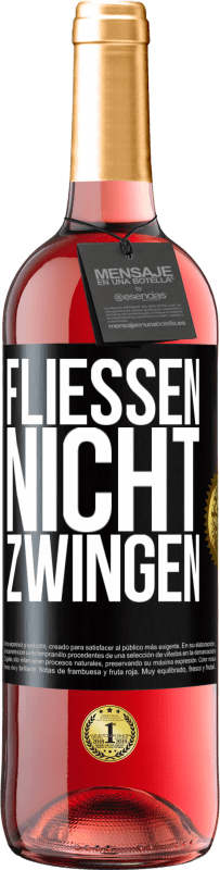 29,95 € | Roséwein ROSÉ Ausgabe Fließen, nicht zwingen Schwarzes Etikett. Anpassbares Etikett Junger Wein Ernte 2024 Tempranillo