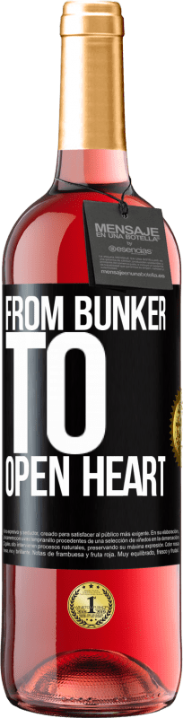 29,95 € | Rosé Wine ROSÉ Edition From bunker to open heart Black Label. Customizable label Young wine Harvest 2023 Tempranillo