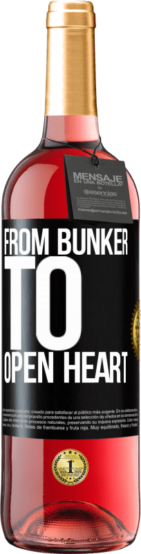 29,95 € | Rosé Wine ROSÉ Edition From bunker to open heart Black Label. Customizable label Young wine Harvest 2024 Tempranillo