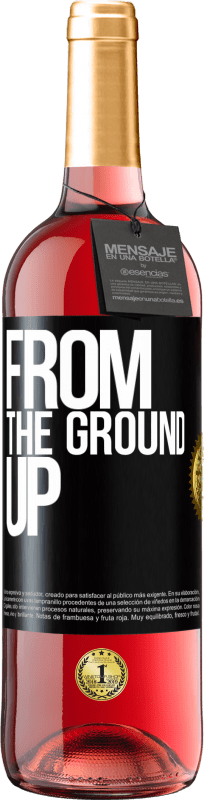 24,95 € Free Shipping | Rosé Wine ROSÉ Edition From The Ground Up Black Label. Customizable label Young wine Harvest 2021 Tempranillo