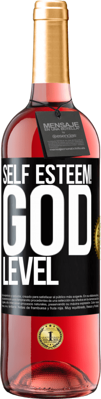29,95 € | Rosé Wine ROSÉ Edition Self esteem! God level Black Label. Customizable label Young wine Harvest 2023 Tempranillo