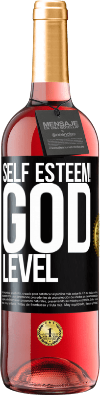 29,95 € | Rosé Wine ROSÉ Edition Self esteem! God level Black Label. Customizable label Young wine Harvest 2024 Tempranillo