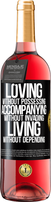 29,95 € | Rosé Wine ROSÉ Edition Loving without possessing, accompanying without invading, living without depending Black Label. Customizable label Young wine Harvest 2025 Tempranillo