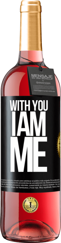 29,95 € | Rosé Wine ROSÉ Edition With you i am me Black Label. Customizable label Young wine Harvest 2023 Tempranillo