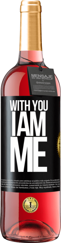 29,95 € Free Shipping | Rosé Wine ROSÉ Edition With you i am me Black Label. Customizable label Young wine Harvest 2024 Tempranillo