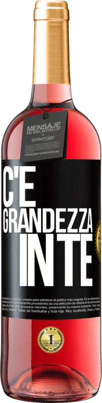 29,95 € | Vino rosato Edizione ROSÉ C'è grandezza in te Etichetta Nera. Etichetta personalizzabile Vino giovane Raccogliere 2023 Tempranillo