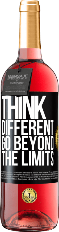 29,95 € Free Shipping | Rosé Wine ROSÉ Edition Think different. Go beyond the limits Black Label. Customizable label Young wine Harvest 2025 Tempranillo