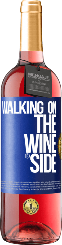 29,95 € | ロゼワイン ROSÉエディション Walking on the Wine Side® 青いタグ. カスタマイズ可能なラベル 若いワイン 収穫 2024 Tempranillo