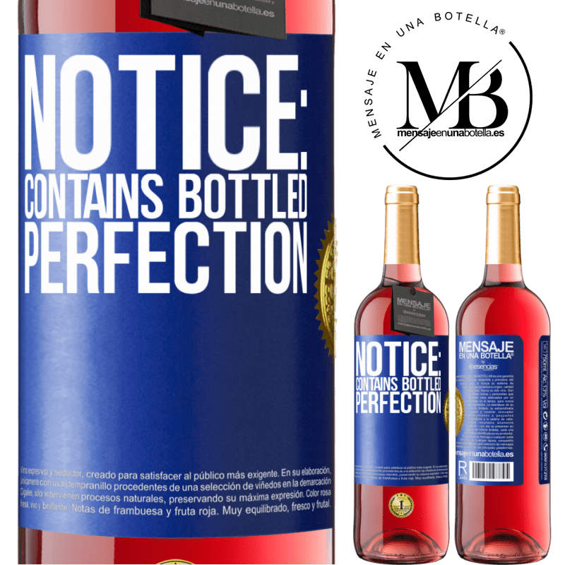 24,95 € Free Shipping | Rosé Wine ROSÉ Edition Notice: contains bottled perfection Blue Label. Customizable label Young wine Harvest 2021 Tempranillo