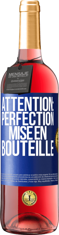 29,95 € | Vin rosé Édition ROSÉ Attention: perfection mise en bouteille Étiquette Bleue. Étiquette personnalisable Vin jeune Récolte 2024 Tempranillo