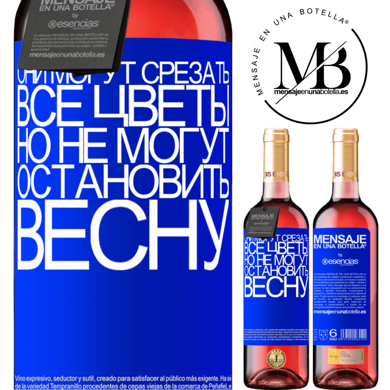 «Они могут срезать все цветы, но не могут остановить весну» Издание ROSÉ