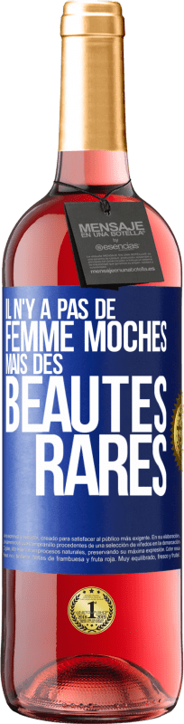 29,95 € Envoi gratuit | Vin rosé Édition ROSÉ Il n'y a pas de femme moches mais des beautés rares Étiquette Bleue. Étiquette personnalisable Vin jeune Récolte 2024 Tempranillo