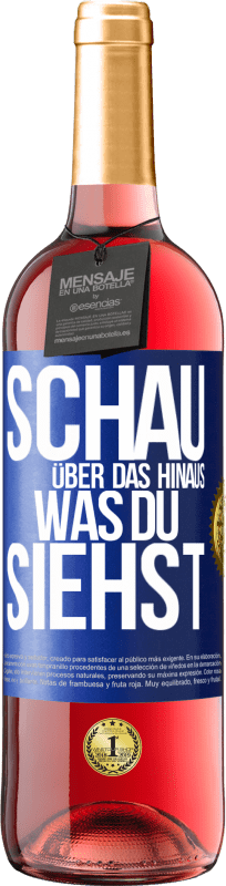 29,95 € | Roséwein ROSÉ Ausgabe Schau über das hinaus, was du siehst Blaue Markierung. Anpassbares Etikett Junger Wein Ernte 2024 Tempranillo