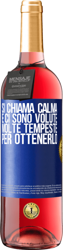 29,95 € | Vino rosato Edizione ROSÉ Si chiama calma, e ci sono volute molte tempeste per ottenerlo Etichetta Blu. Etichetta personalizzabile Vino giovane Raccogliere 2025 Tempranillo