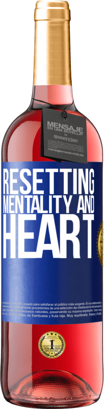 29,95 € | Rosé Wine ROSÉ Edition Resetting mentality and heart Blue Label. Customizable label Young wine Harvest 2024 Tempranillo