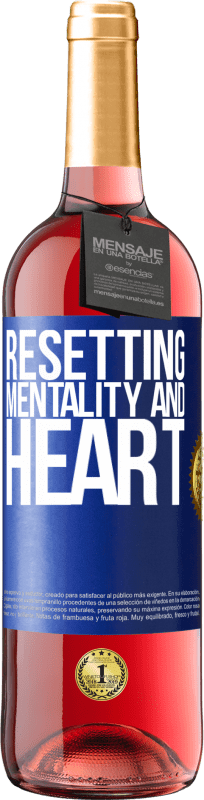 29,95 € Free Shipping | Rosé Wine ROSÉ Edition Resetting mentality and heart Blue Label. Customizable label Young wine Harvest 2025 Tempranillo
