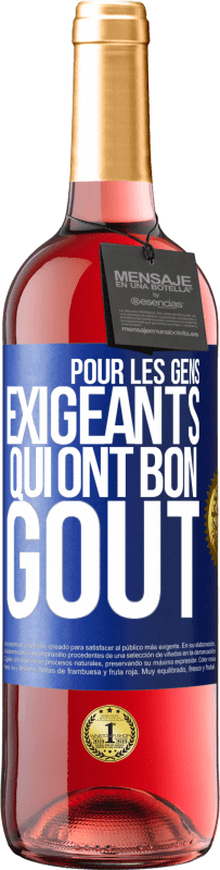 29,95 € Envoi gratuit | Vin rosé Édition ROSÉ Pour les gens exigeants qui ont bon goût Étiquette Bleue. Étiquette personnalisable Vin jeune Récolte 2024 Tempranillo