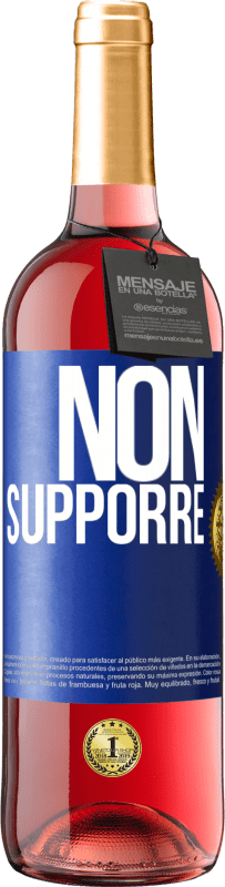 29,95 € Spedizione Gratuita | Vino rosato Edizione ROSÉ Non supporre Etichetta Blu. Etichetta personalizzabile Vino giovane Raccogliere 2025 Tempranillo