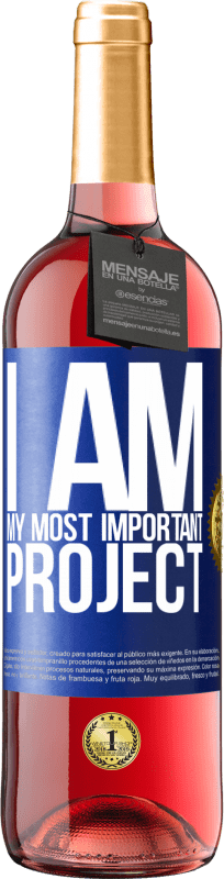 29,95 € | Rosé Wine ROSÉ Edition I am my most important project Blue Label. Customizable label Young wine Harvest 2023 Tempranillo