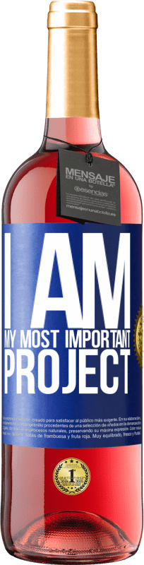 29,95 € | Rosé Wine ROSÉ Edition I am my most important project Blue Label. Customizable label Young wine Harvest 2024 Tempranillo