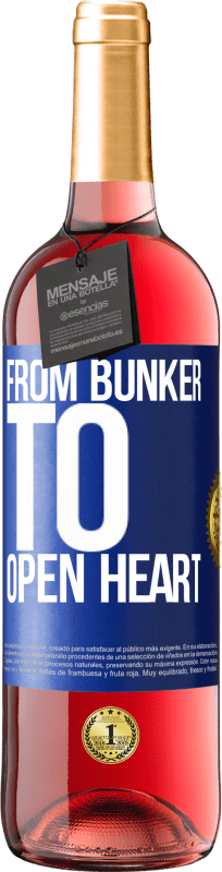 29,95 € | Rosé Wine ROSÉ Edition From bunker to open heart Blue Label. Customizable label Young wine Harvest 2023 Tempranillo