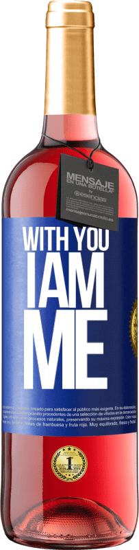 29,95 € | Rosé Wine ROSÉ Edition With you i am me Blue Label. Customizable label Young wine Harvest 2024 Tempranillo