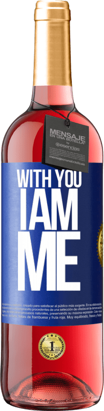 29,95 € Free Shipping | Rosé Wine ROSÉ Edition With you i am me Blue Label. Customizable label Young wine Harvest 2025 Tempranillo