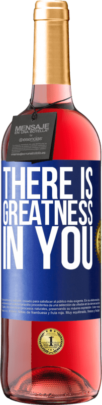 29,95 € Free Shipping | Rosé Wine ROSÉ Edition There is greatness in you Blue Label. Customizable label Young wine Harvest 2025 Tempranillo