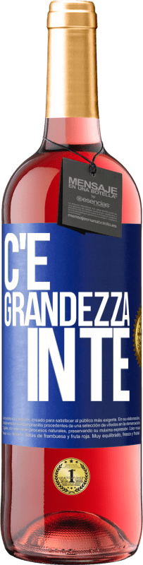 29,95 € | Vino rosato Edizione ROSÉ C'è grandezza in te Etichetta Blu. Etichetta personalizzabile Vino giovane Raccogliere 2023 Tempranillo