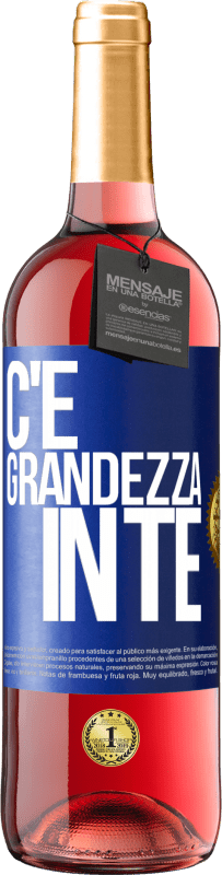 29,95 € | Vino rosato Edizione ROSÉ C'è grandezza in te Etichetta Blu. Etichetta personalizzabile Vino giovane Raccogliere 2024 Tempranillo