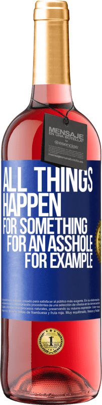 «All things happen for something, for an asshole for example» ROSÉ Edition