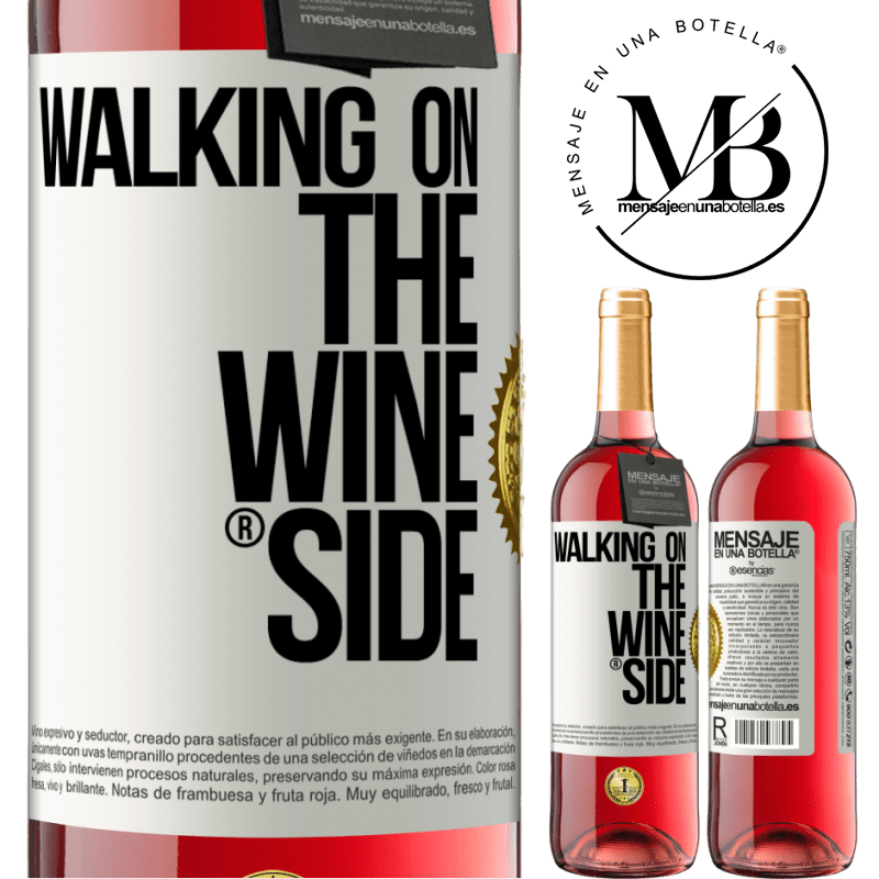 29,95 € Free Shipping | Rosé Wine ROSÉ Edition Walking on the Wine Side® White Label. Customizable label Young wine Harvest 2023 Tempranillo