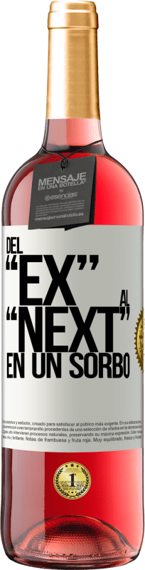 29,95 € | ロゼワイン ROSÉエディション Del EX al NEXT en un sorbo ホワイトラベル. カスタマイズ可能なラベル 若いワイン 収穫 2025 Tempranillo