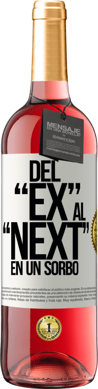 29,95 € | Vino Rosado Edición ROSÉ Del EX al NEXT en un sorbo Etiqueta Blanca. Etiqueta personalizable Vino joven Cosecha 2025 Tempranillo