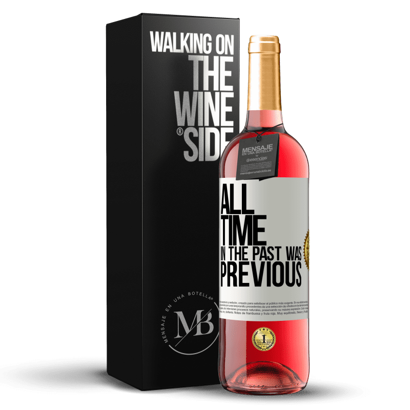 29,95 € Free Shipping | Rosé Wine ROSÉ Edition All time in the past, was previous White Label. Customizable label Young wine Harvest 2023 Tempranillo