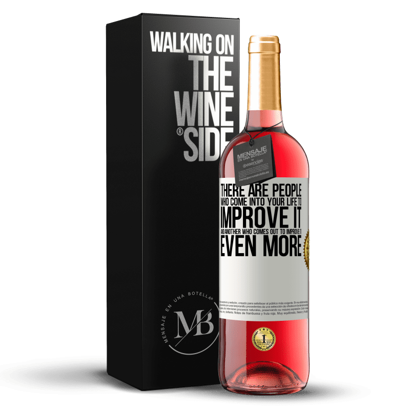 29,95 € Free Shipping | Rosé Wine ROSÉ Edition There are people who come into your life to improve it and another who comes out to improve it even more White Label. Customizable label Young wine Harvest 2025 Tempranillo