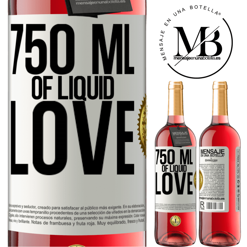 24,95 € Free Shipping | Rosé Wine ROSÉ Edition 750 ml of liquid love White Label. Customizable label Young wine Harvest 2021 Tempranillo