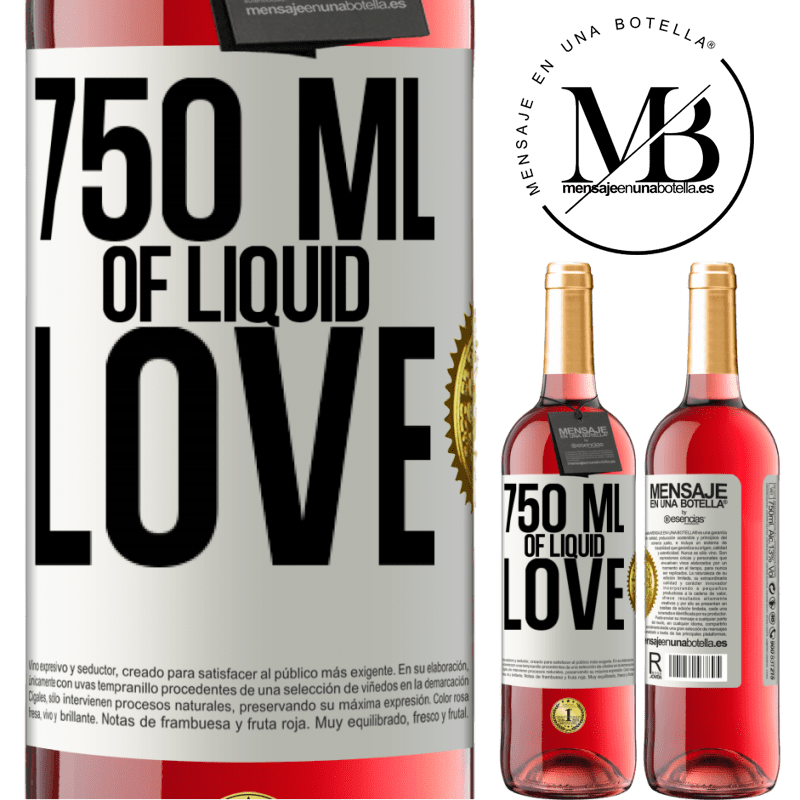 29,95 € Free Shipping | Rosé Wine ROSÉ Edition 750 ml of liquid love White Label. Customizable label Young wine Harvest 2025 Tempranillo