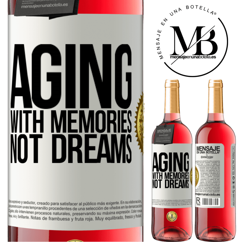 29,95 € Free Shipping | Rosé Wine ROSÉ Edition Aging with memories, not dreams White Label. Customizable label Young wine Harvest 2021 Tempranillo