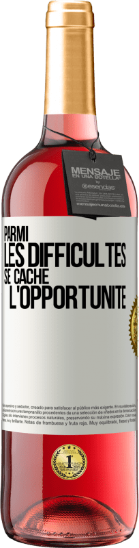 29,95 € Envoi gratuit | Vin rosé Édition ROSÉ Parmi les difficultés, se cache l'opportunité Étiquette Blanche. Étiquette personnalisable Vin jeune Récolte 2025 Tempranillo