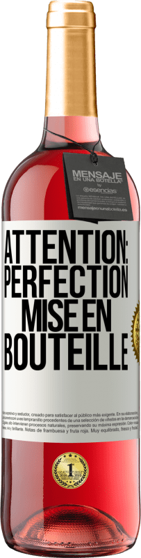 29,95 € | Vin rosé Édition ROSÉ Attention: perfection mise en bouteille Étiquette Blanche. Étiquette personnalisable Vin jeune Récolte 2023 Tempranillo