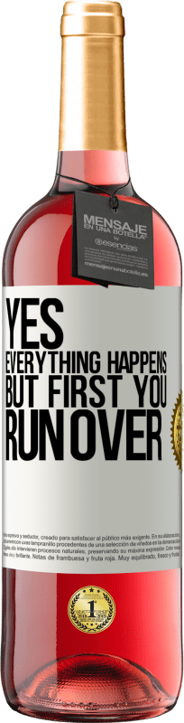 29,95 € Free Shipping | Rosé Wine ROSÉ Edition Yes, everything happens. But first you run over White Label. Customizable label Young wine Harvest 2024 Tempranillo