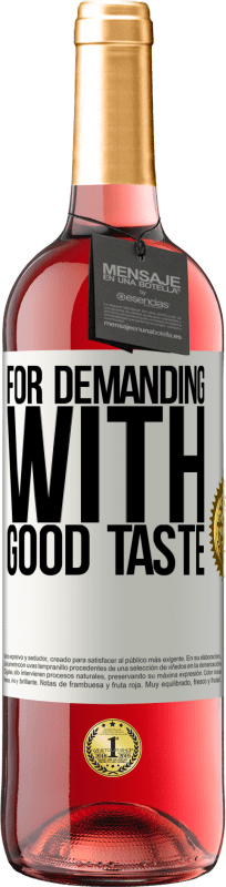 29,95 € Free Shipping | Rosé Wine ROSÉ Edition For demanding with good taste White Label. Customizable label Young wine Harvest 2025 Tempranillo