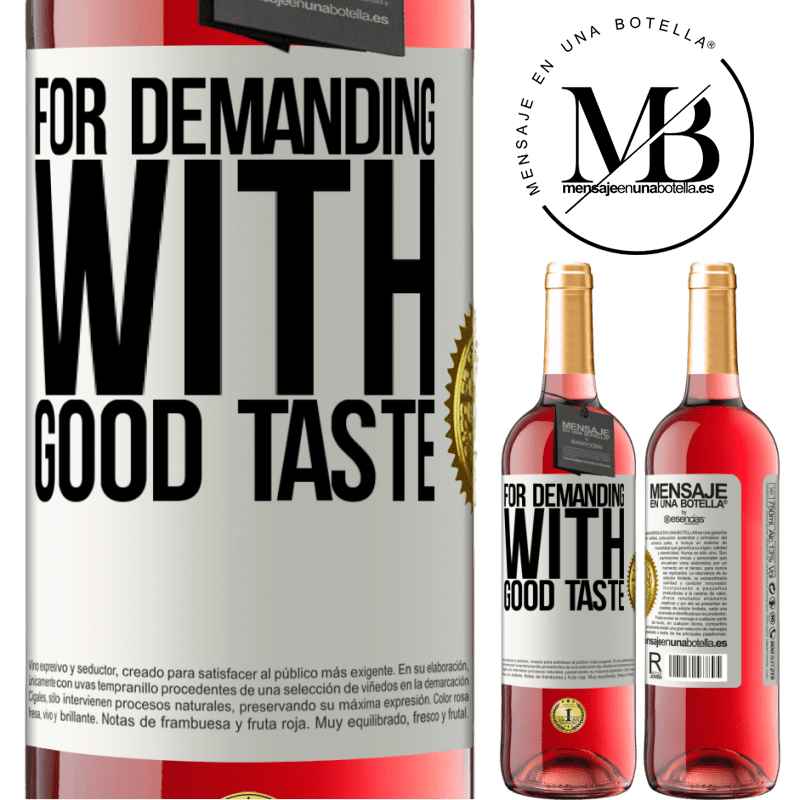 29,95 € Free Shipping | Rosé Wine ROSÉ Edition For demanding with good taste White Label. Customizable label Young wine Harvest 2021 Tempranillo