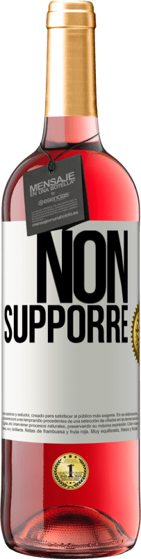 29,95 € Spedizione Gratuita | Vino rosato Edizione ROSÉ Non supporre Etichetta Bianca. Etichetta personalizzabile Vino giovane Raccogliere 2025 Tempranillo