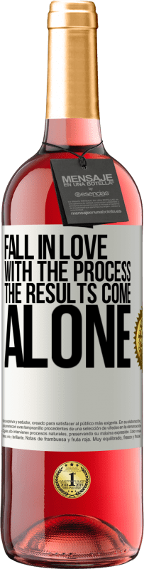 «Fall in love with the process, the results come alone» ROSÉ Edition