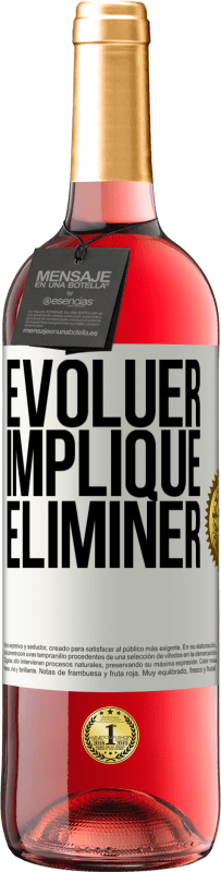 29,95 € | Vin rosé Édition ROSÉ Évoluer implique éliminer Étiquette Blanche. Étiquette personnalisable Vin jeune Récolte 2024 Tempranillo